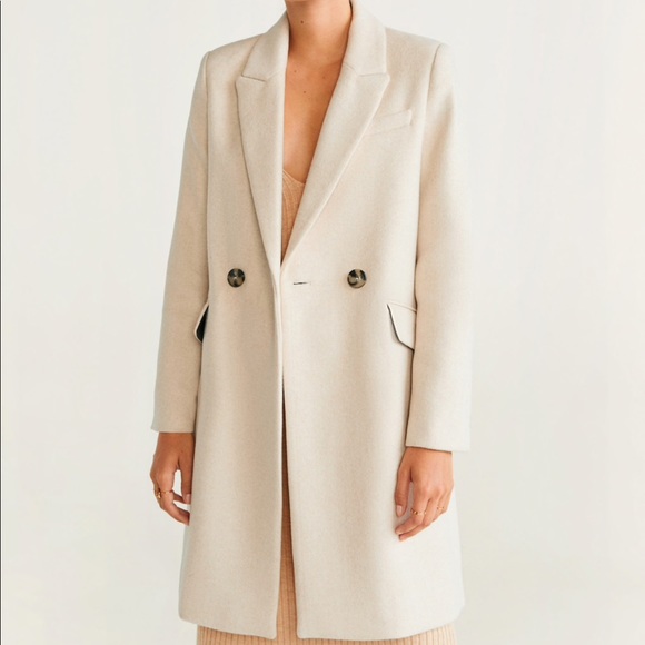 mango casual coat